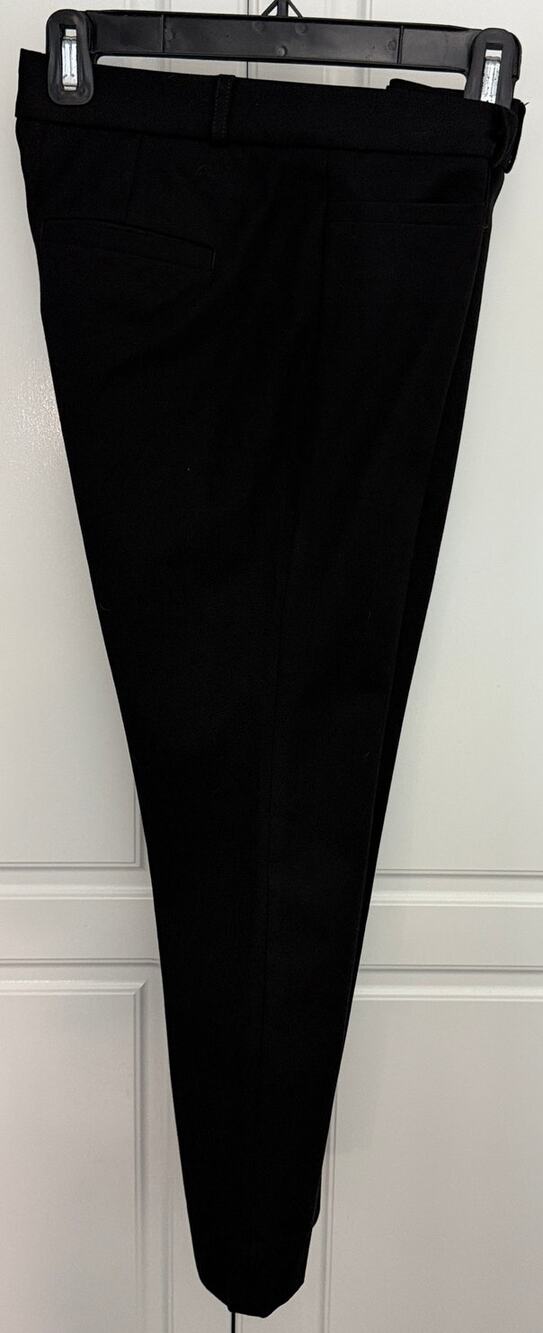 Banana Republic Sloan Slim Fit Ankle Dress Pant in Black Size 4 Petite